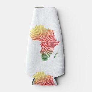 Africa Finger Print, Black History, Equal Rights, Flaschenkühler