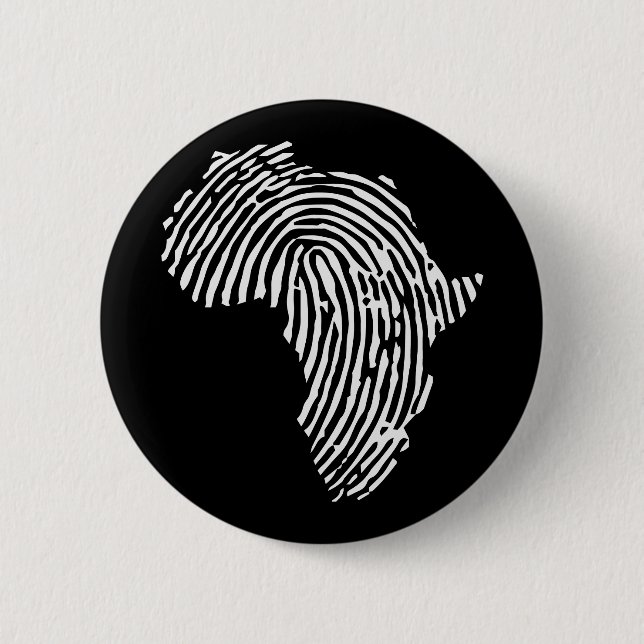 Africa Finger Print, Black Power, African Button (Vorderseite)