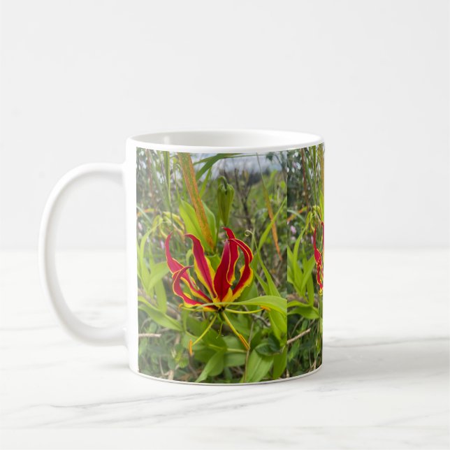 Africa Flame Lily 15 Oz Tasse (Links)