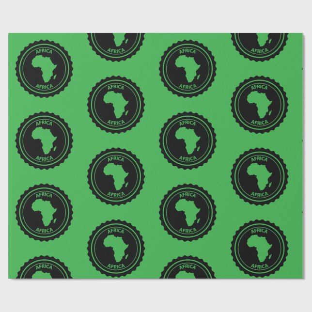 Africa Geschenkpapier (Flach)