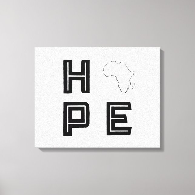 Africa Hope Leinwand Art (Vorderseite)