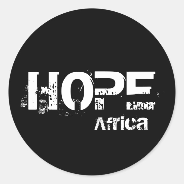 Africa Hope Sticker (Vorderseite)