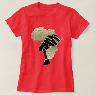 Africa in Gold – Afrozentrisches Erbe T‑Shirt T-Shirt