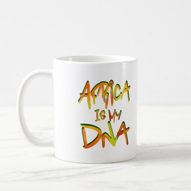Africa is My Dna Kaffeetasse (Links)