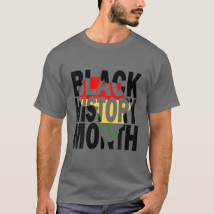 Africa Map Black History Month Black History Is St T-Shirt