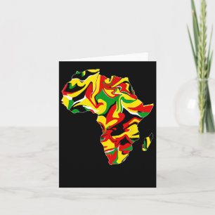Africa Map Green Yellow Red Proud African Pride Ke Karte