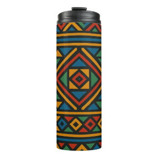 Africa Ndebele Colorf Edelstahl-Wasserflasche Thermosbecher