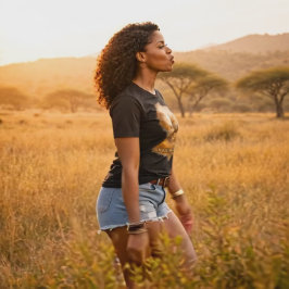 Africa No Apology. Cheetah | Africa Pride Wildlife Tri-Blend Shirt