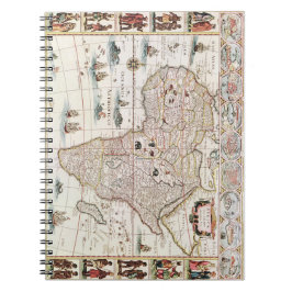 Africa nova desptio (1690) by Willem Janszoon Notizblock