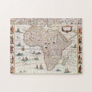 Africa nova desptio (1690) by Willem Janszoon Puzzle
