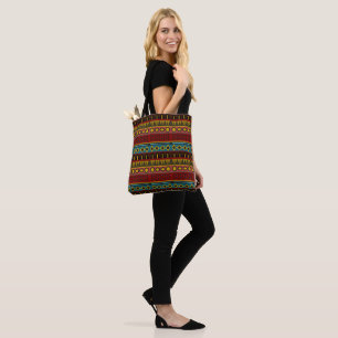 Africa Pattern Print Tuch Grocery Tote Bag