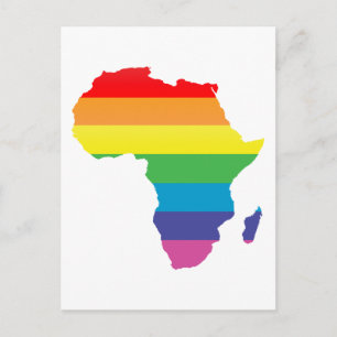 africa pride. postkarte