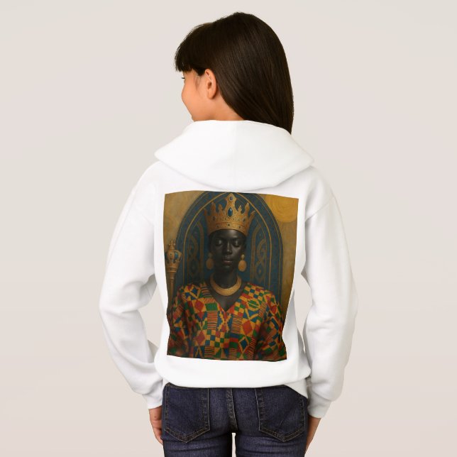 Africa Queen Hoodie (Schwarz voll)