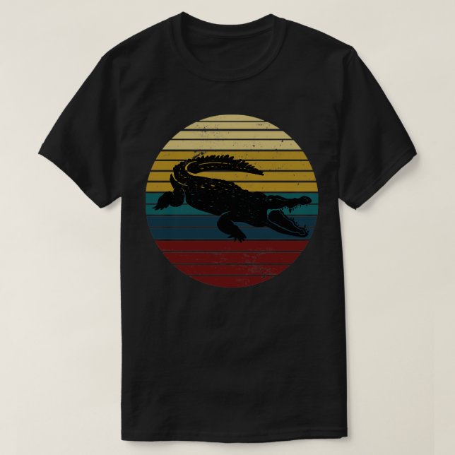 Africa Reptile Predator Crocodile T-Shirt (Design vorne)