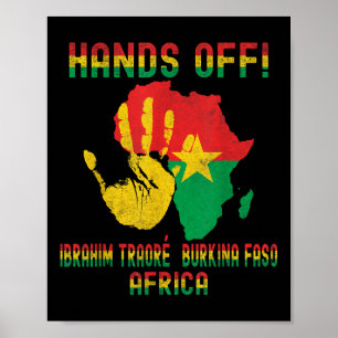 Africa Resistance Thomas Sankara Burkina Faso Ibra Poster