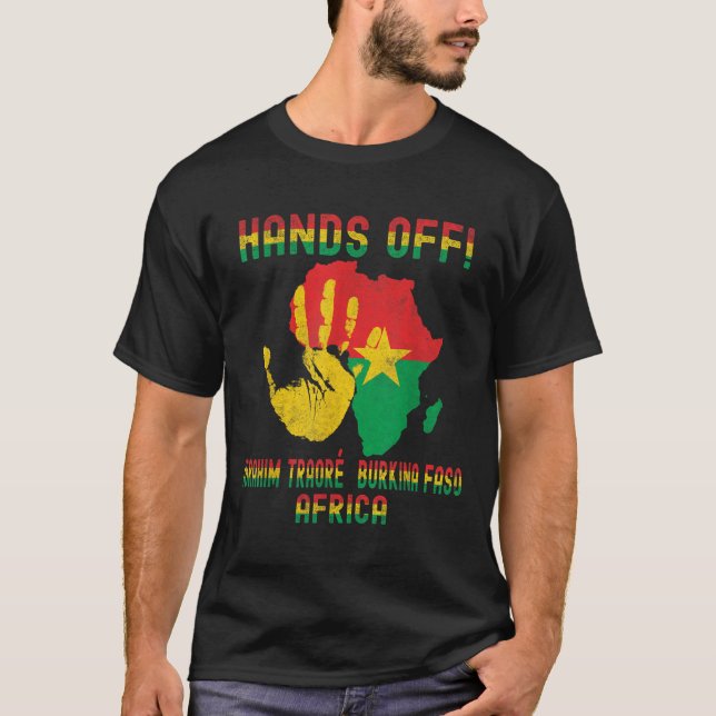 Africa Resistance Thomas Sankara Burkina Faso Ibra T-Shirt (Vorderseite)