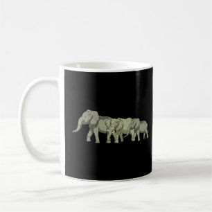 Africa Safari Animal Elephant Family Elephant Kaffeetasse