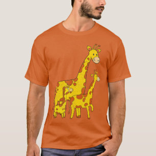Africa Safari Animal Giraffe Family Animal Lover G T-Shirt