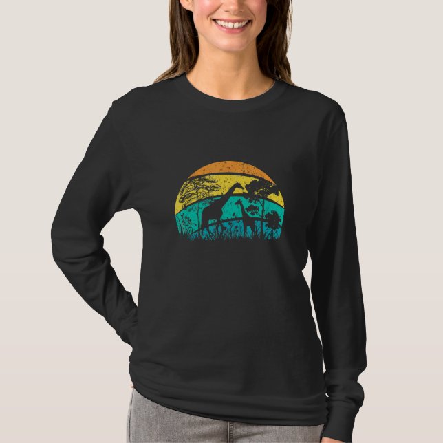 Africa Safari Lion Sunset for Animal T-Shirt (Vorderseite)
