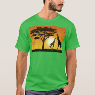 Africa Safari Savannah Giraffe T-Shirt