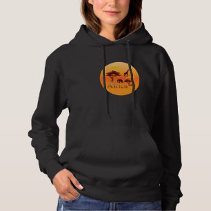 Africa Safari Wild Animals Niedlich 17 Hoodie