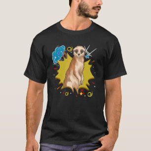 Africa Safari Zoo Animal Niedlich Meerkat 1 T-Shirt
