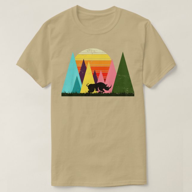 Africa Savanna Zoo Keeper Safari Geschenk Rhino T-Shirt (Design vorne)