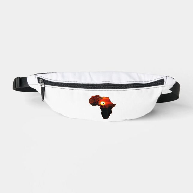 Africa T Shirt Map Africa T-Shirt South African Su Bauchtasche (Vorderseite)