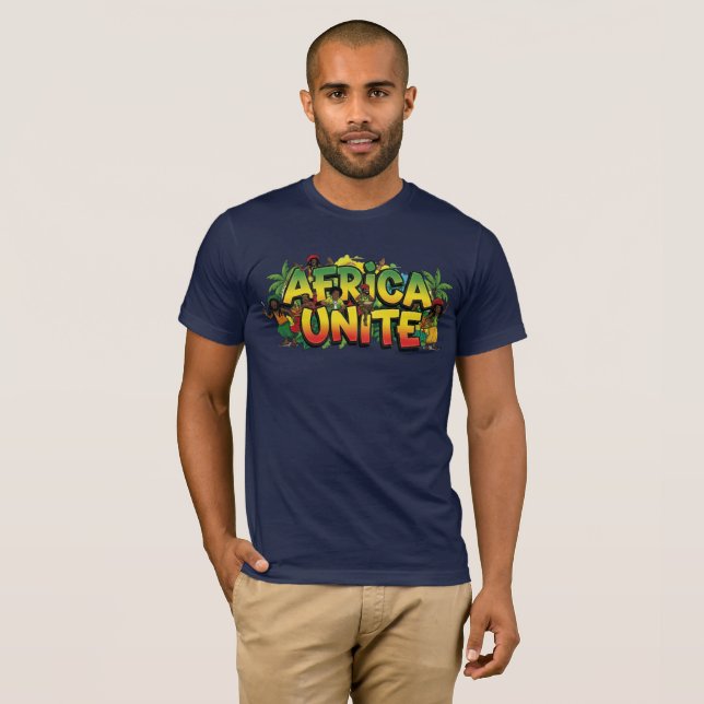 Africa Unite Reggae T-Shirt (Vorne ganz)