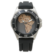 Africa Watch (Holzkarte)