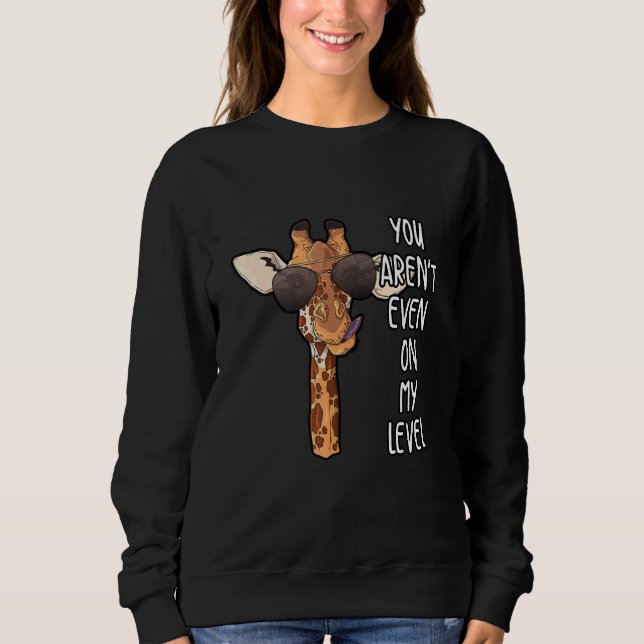 Africa Zoo Keeper Giraffe Sweatshirt (Vorderseite)