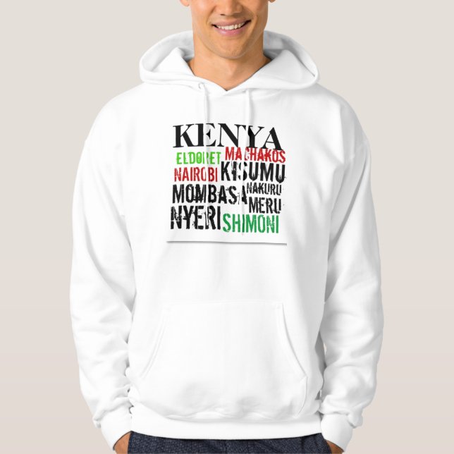 Africakoko Gewohnheit 'kenya Hoodie (Vorderseite)