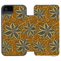 African Abstrakt Floral Batik Style