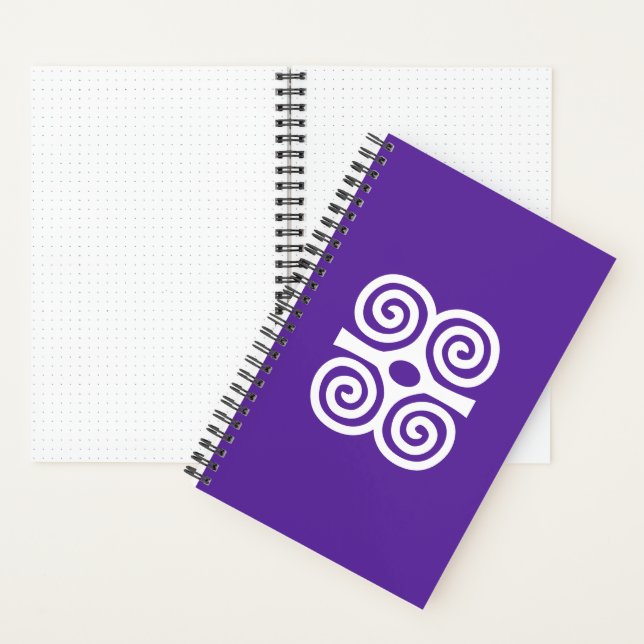 African Adinkra Notebook Notizbuch (Innen)