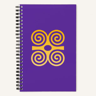 African Adinkra Notebook Notizbuch