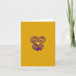 African Adinkra (Sankofa) Blank
