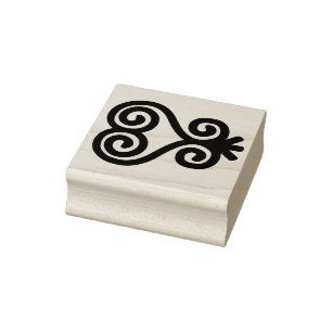 African Adinkra Sankofa Rubber Briefmarke Gummistempel
