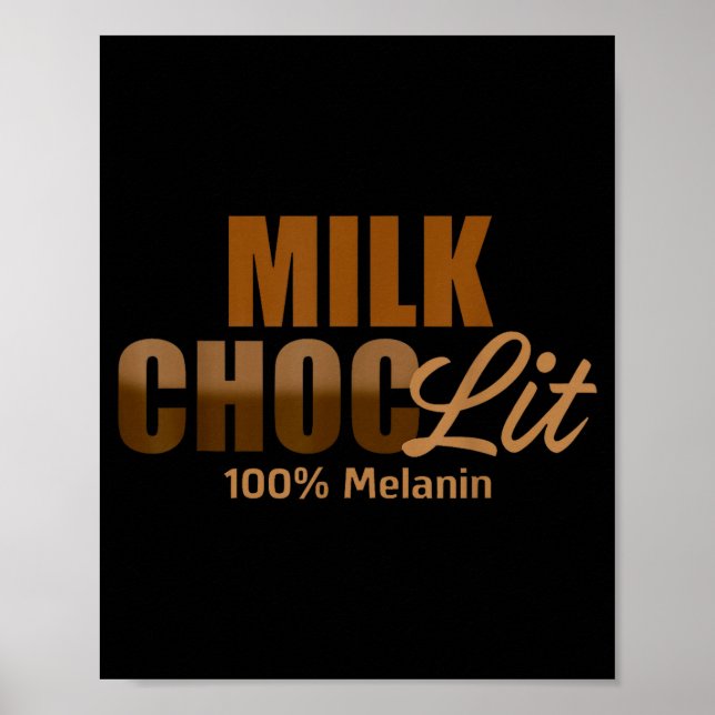 African American Black Afro Women Milk Choc-lit 10 Poster (Vorne)