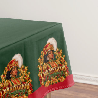 African American Christmas Black Woman Nutcracker Tischdecke