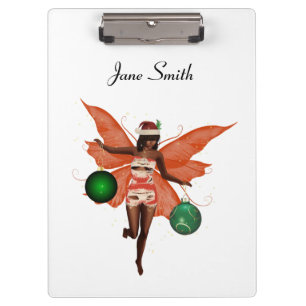 African American Christmas Faible Clipboard Klemmbrett