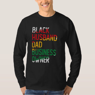 African American Dad Black Owned Business Black Hi T-Shirt