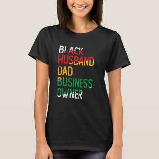 African American Dad Black Owned Business Black Hi T-Shirt