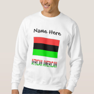 African American Diaspora-Flagge Personalisiert  Sweatshirt