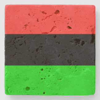 African American Flag total Steinuntersetzer