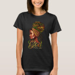 African American Girl God Says I Am Black Pride T-Shirt<br><div class="desc">African American Girl God Says I Am Black Pride</div>