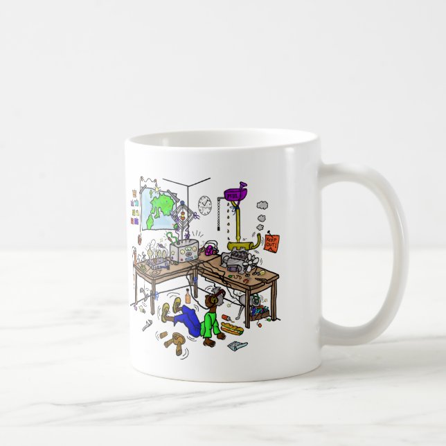 African American Ham Crazy Brew Shack Mug Kaffeetasse (Rechts)