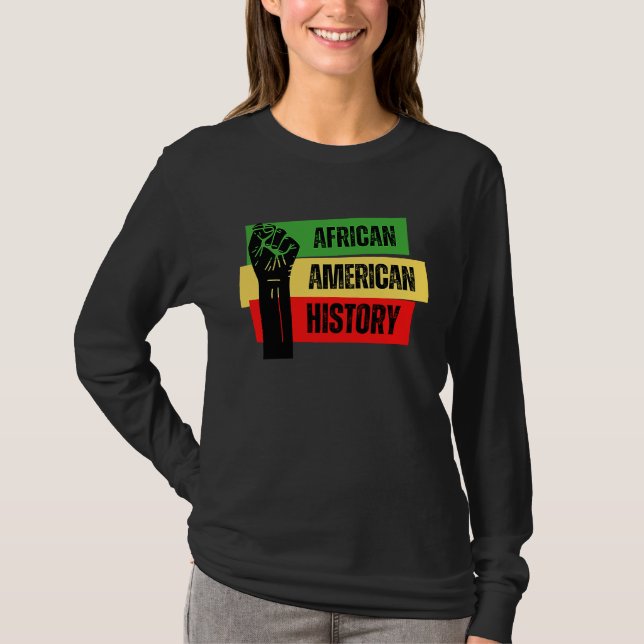 African American History Black Men Women Kids Boys T-Shirt (Vorderseite)