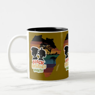 African American History Month Zweifarbige Tasse