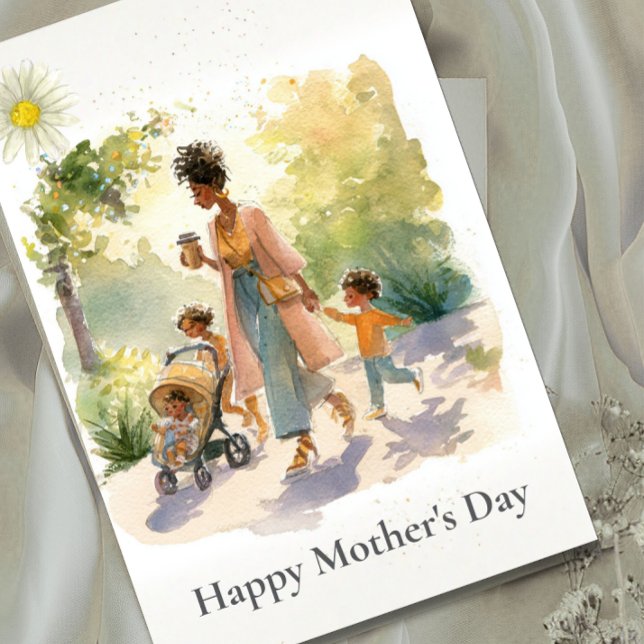 African American Mother's Day Card Karte (Von Creator hochgeladen)