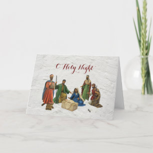 African American Nativity Scene Christmas Card Karte